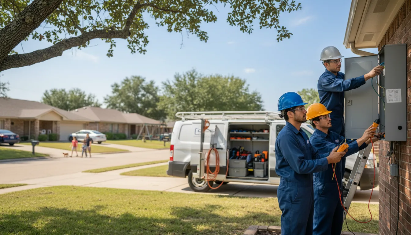 Certified electrician providing emergency electrical services in Kerkhoven, MN